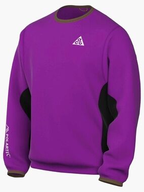 NWT Men's Nike ACG "Wolf Tree' Fleece Crewneck Sweatshirt (Large)